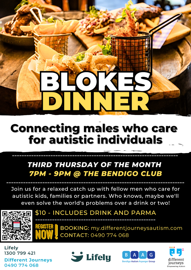 Bendigo Blokes Dinner flyer