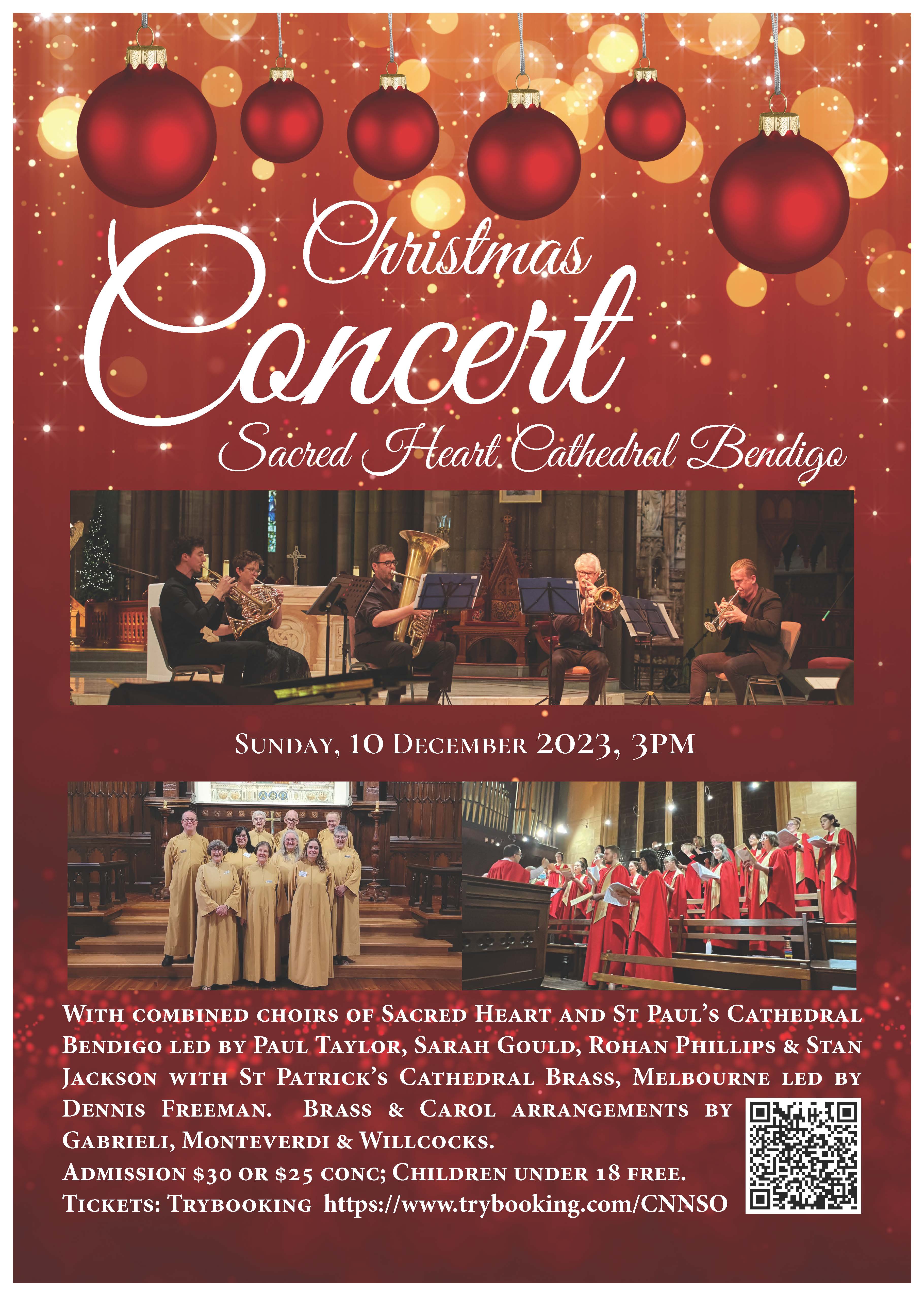 Sacred Heart Choir Event flyer