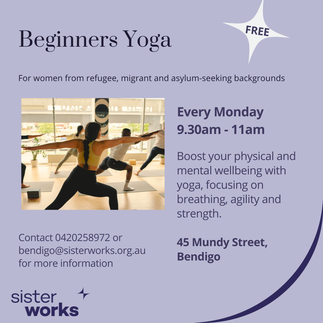 Beginners Yoga every Monday