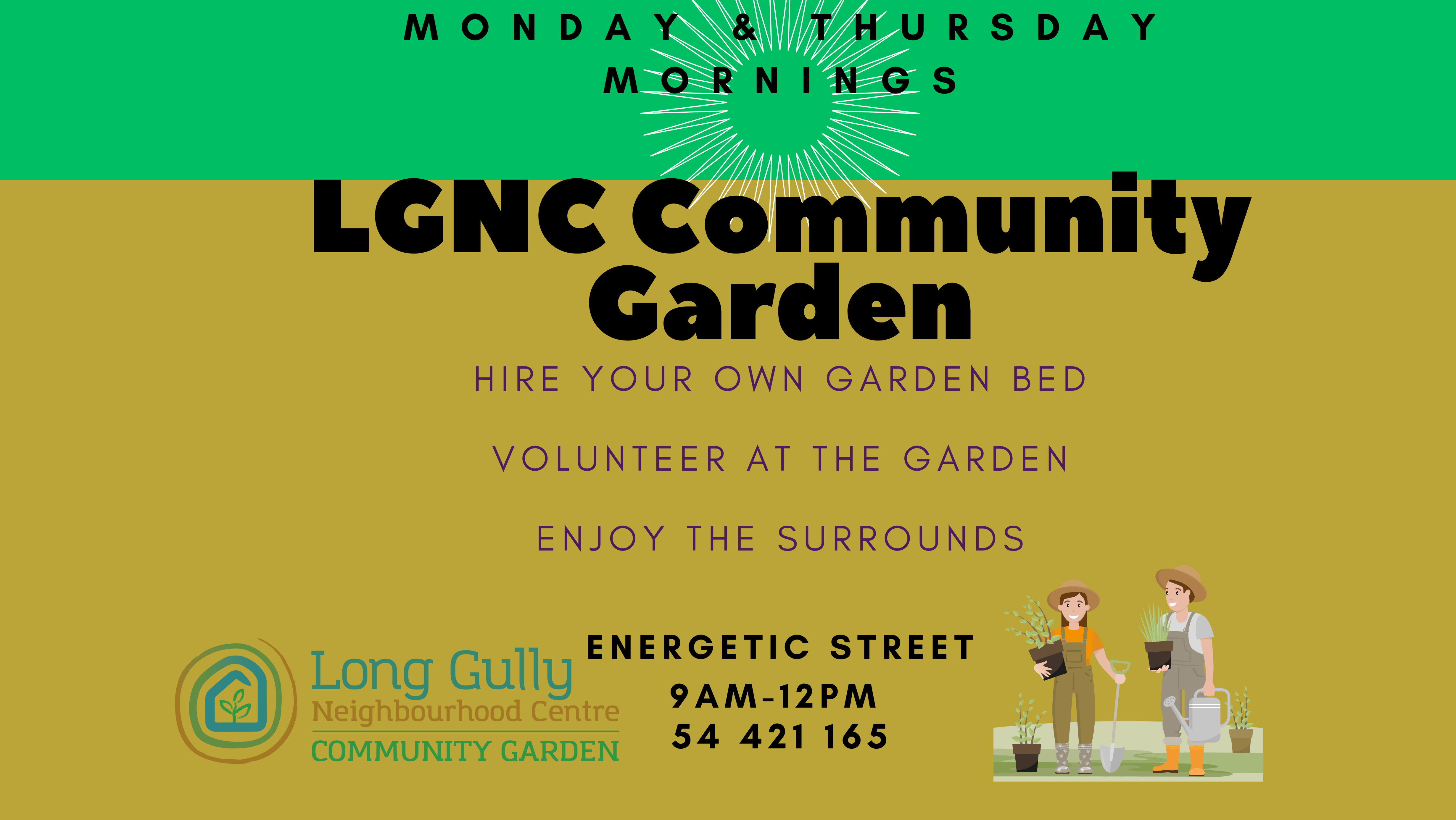 Community Garden flyer