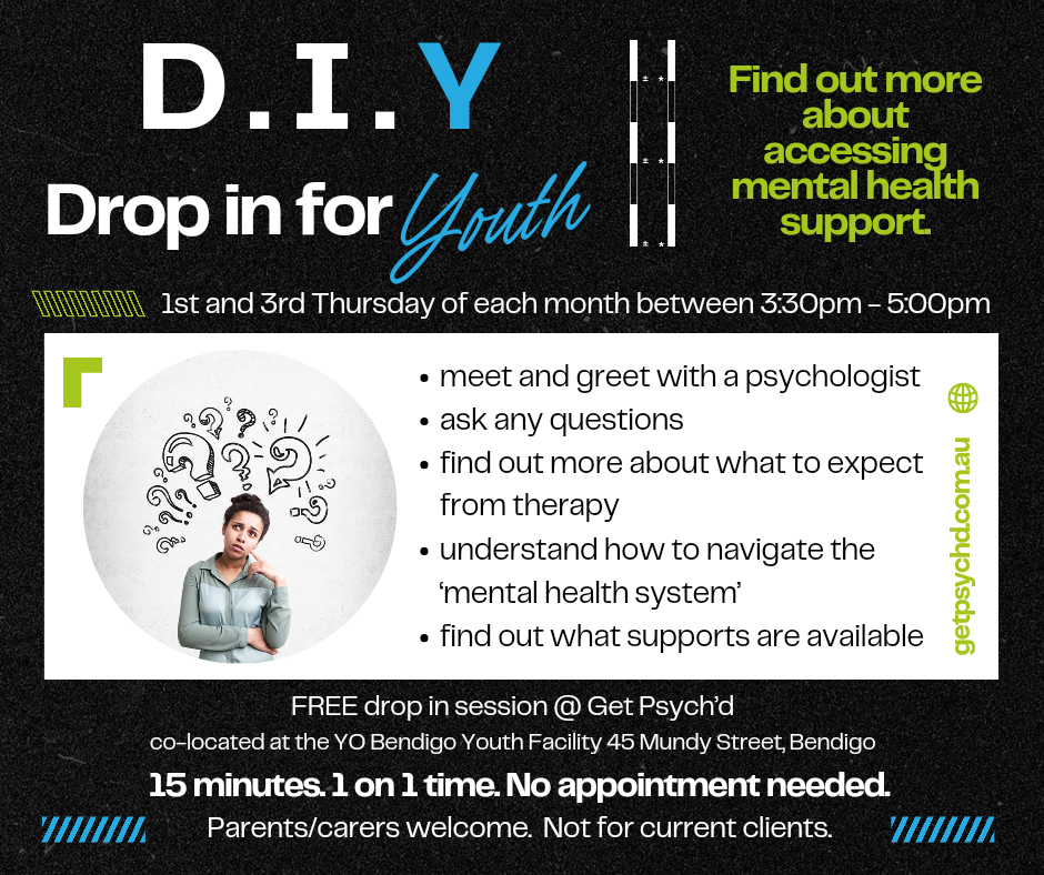 Drop in for Youth flyer