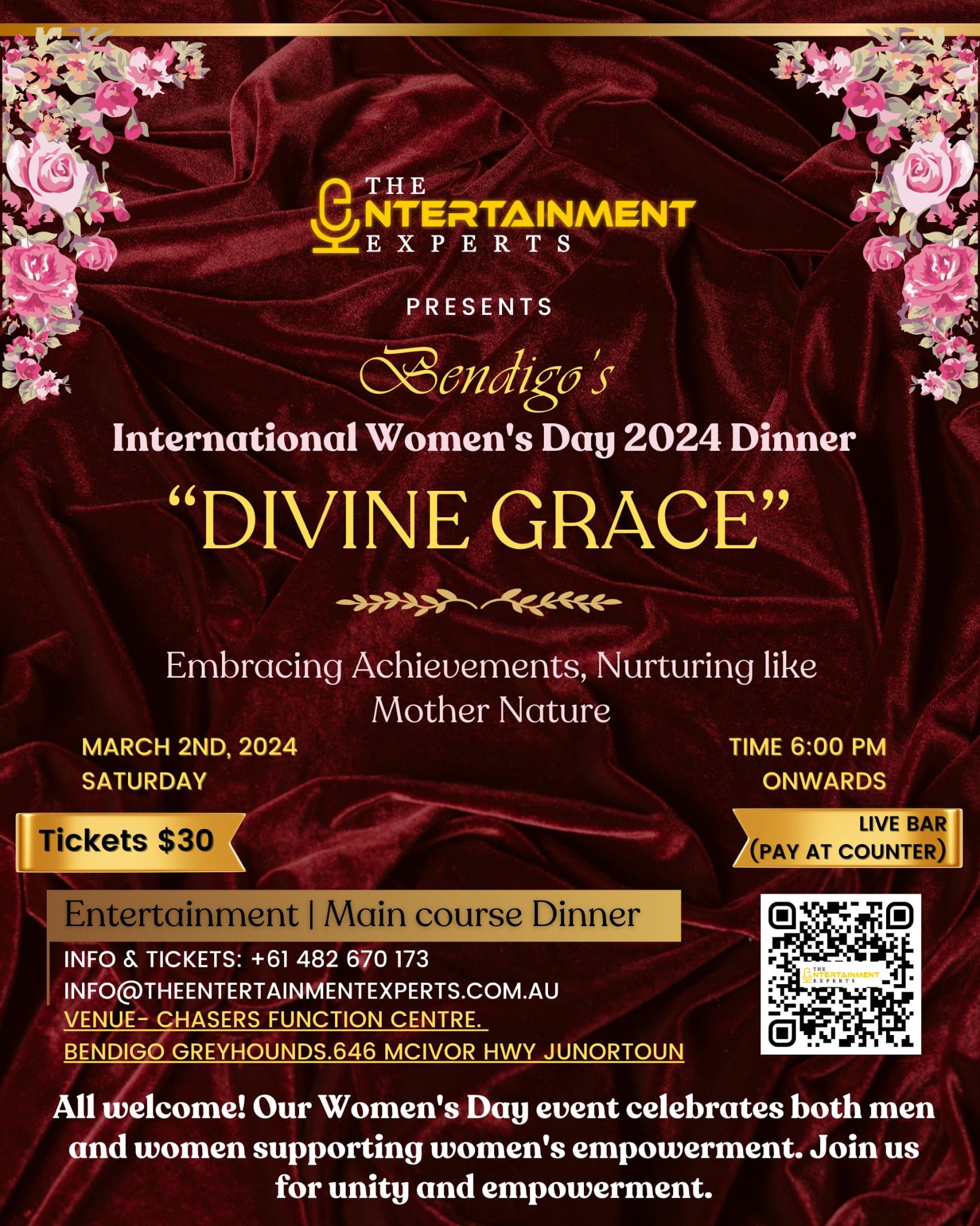 International Women's Day event flyer